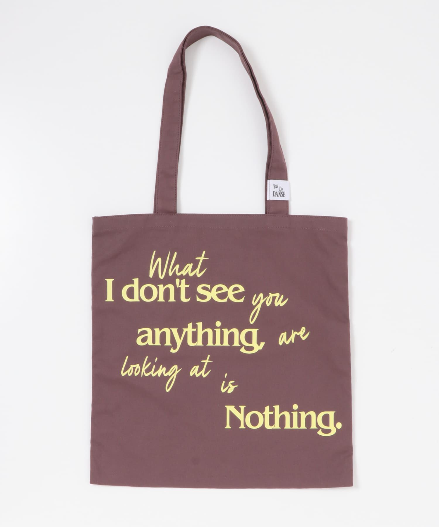 RODE SKO「Pas De DANSE　Letter ToteBag」|トートバッグ|