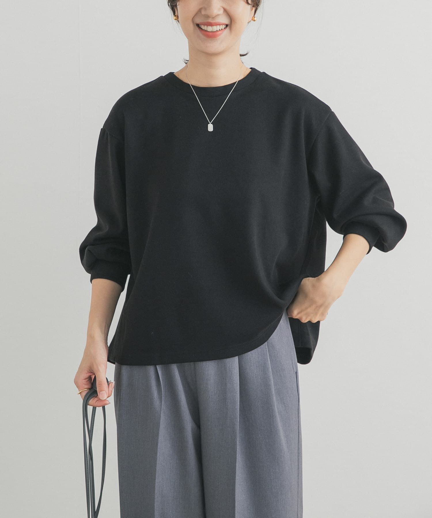 URBAN RESEARCH DOORS「BACKリングドットプルオーバー」|Tシャツ・カットソー|