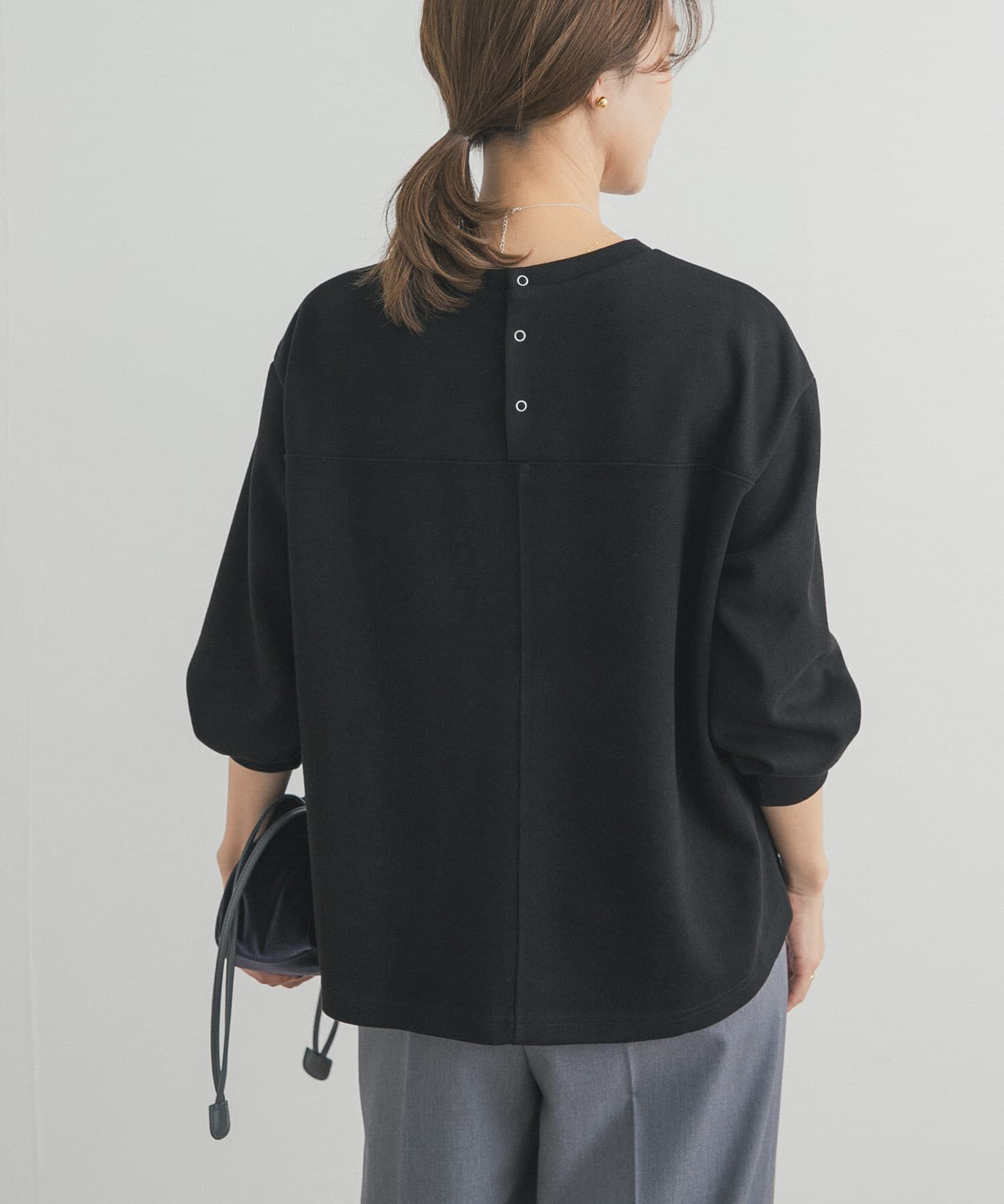 URBAN RESEARCH DOORS「BACKリングドットプルオーバー」|Tシャツ・カットソー|