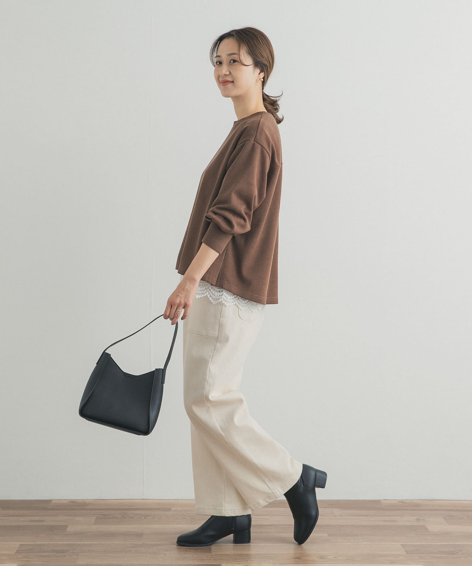 URBAN RESEARCH DOORS「BACKリングドットプルオーバー」|Tシャツ・カットソー|