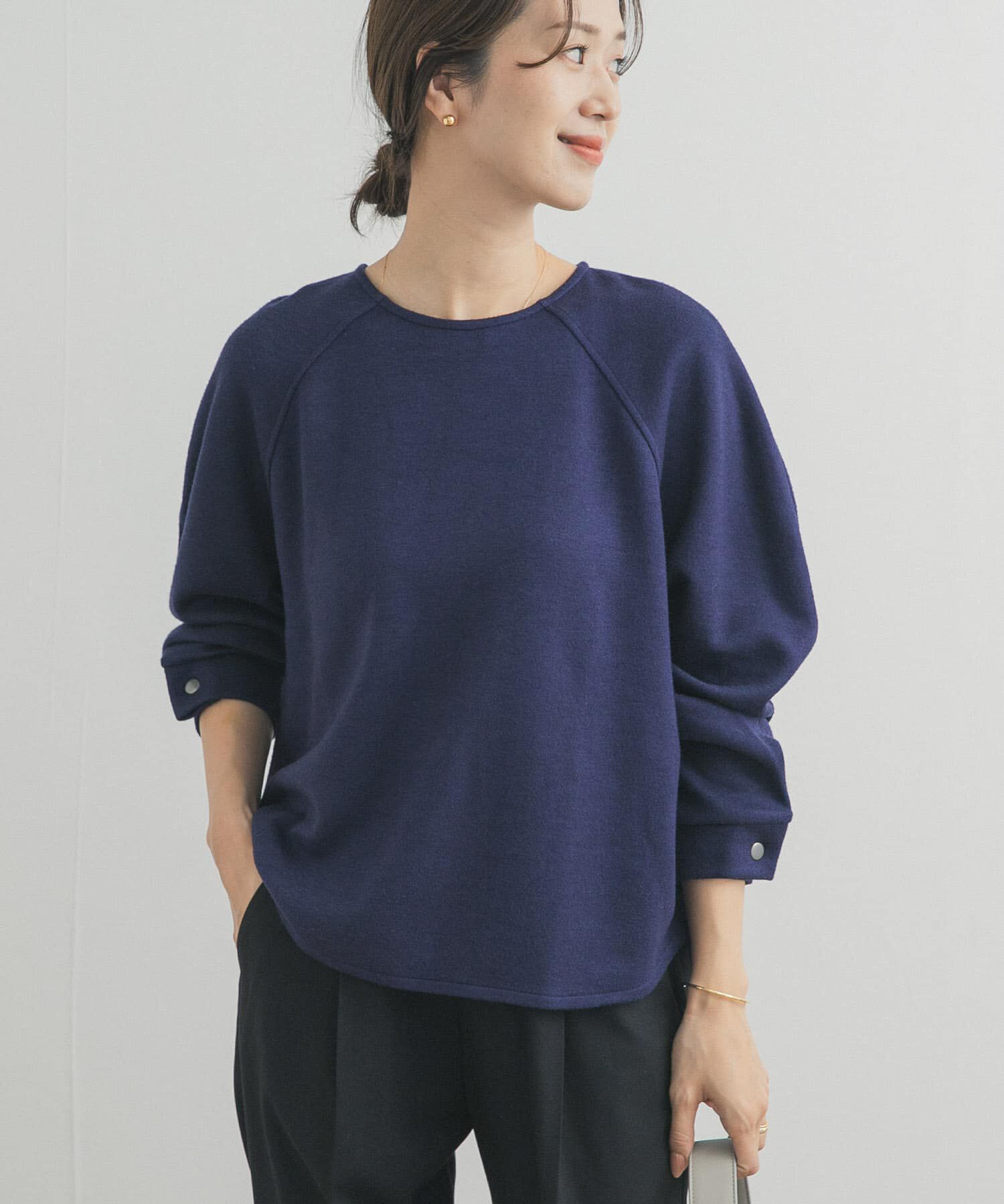 URBAN RESEARCH DOORS「カーブスリーブプルオーバー」|Tシャツ・カットソー|