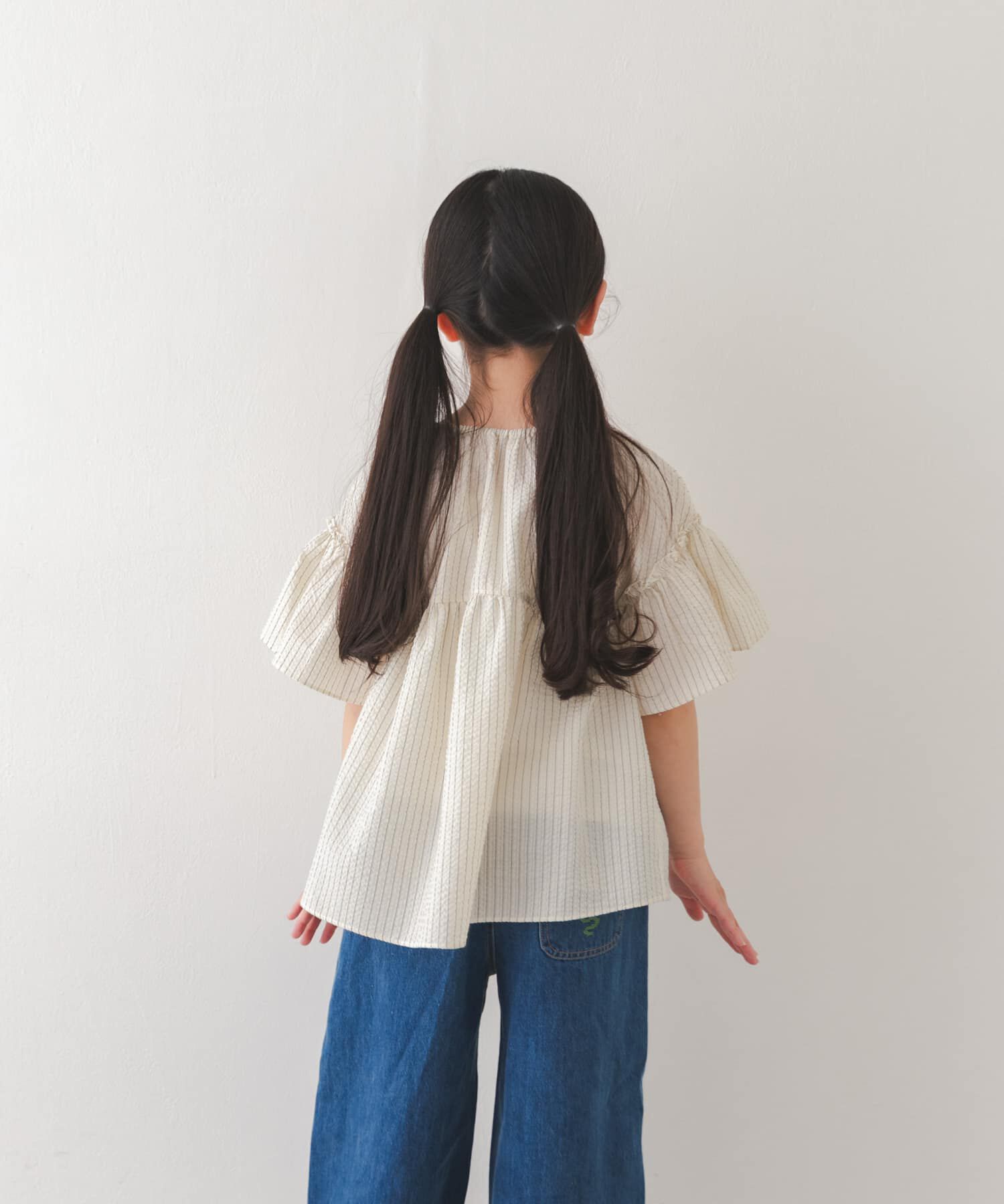 URBAN RESEARCH DOORS「『150サイズあり』ストライプ2wayサッカーブラウス(KIDS)」|その他|