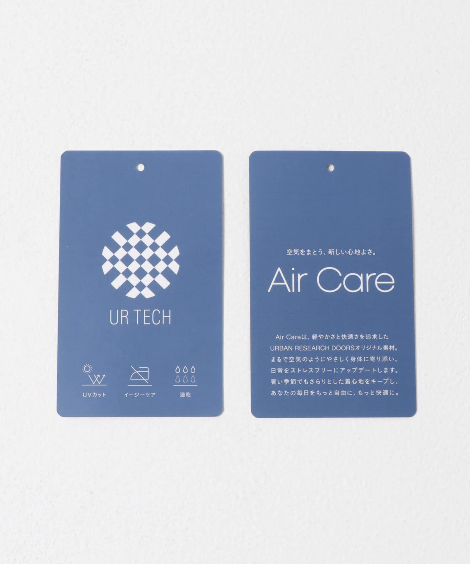 URBAN RESEARCH DOORS「『速乾/イージーケア/UVカット』『UR TECH』Aircareフリルネックブラウス」|シャツ・ブラウス|
