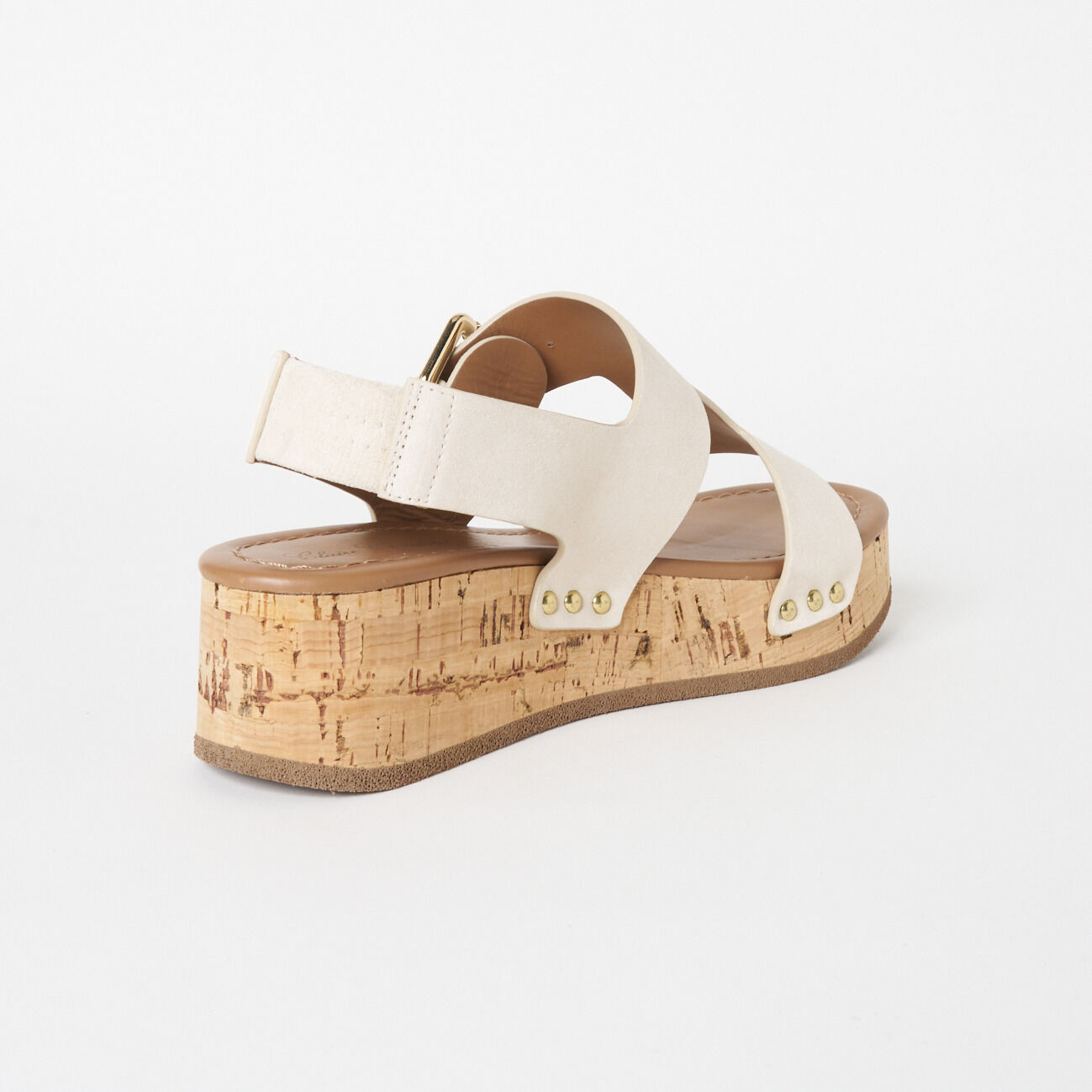  「Claire Charlotte SUEDE CORK SOLE SANDAL」|サンダル|