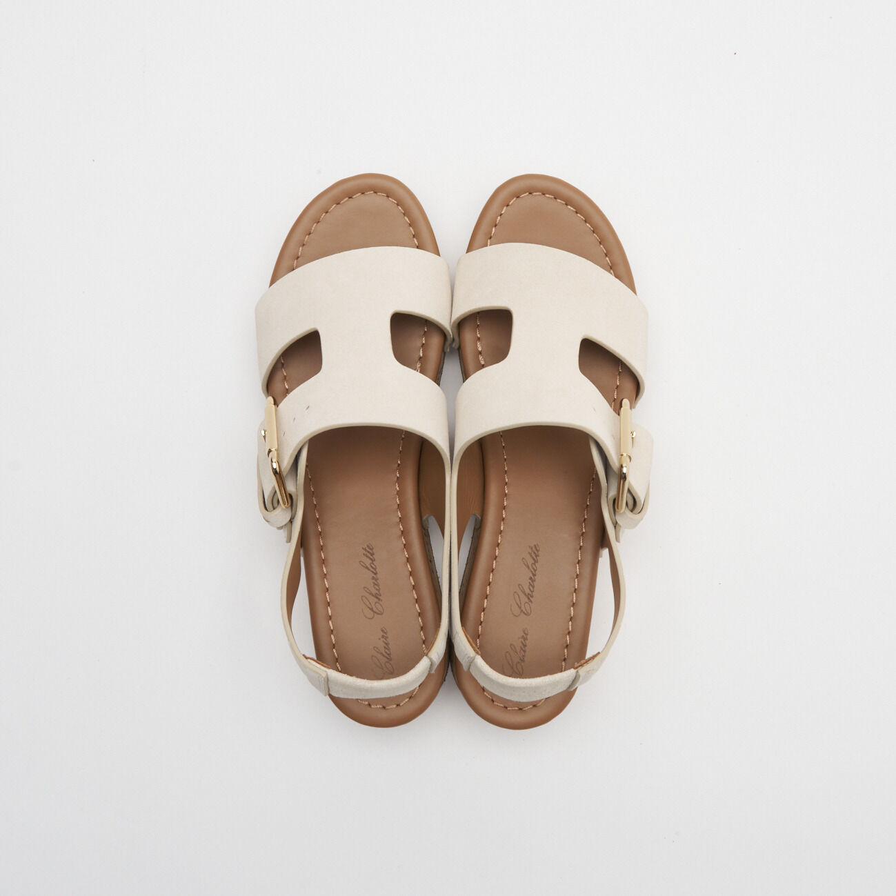  「Claire Charlotte SUEDE CORK SOLE SANDAL」|サンダル|