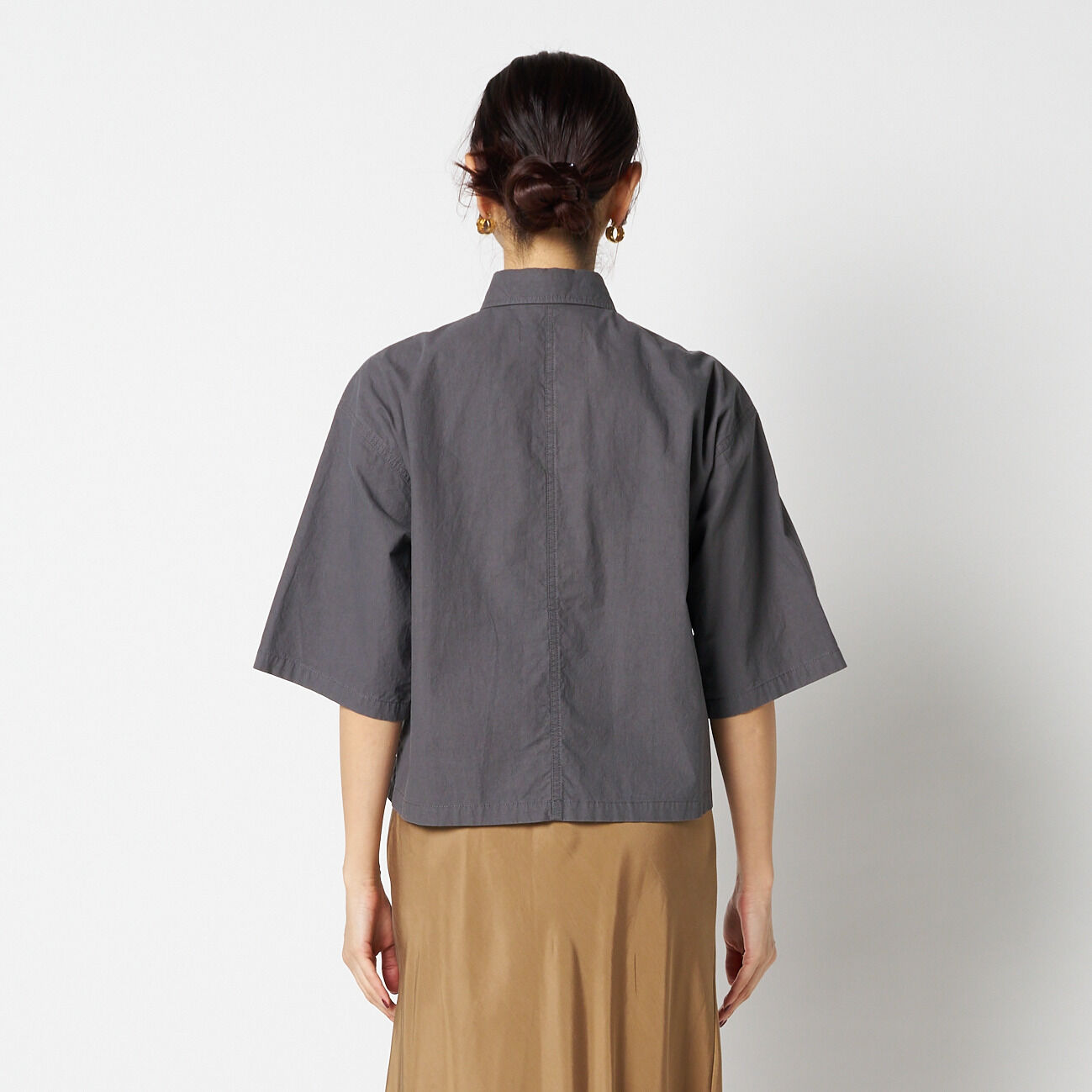 HELIOPOLE「HELIOPOLE WASHED HALF SLEEVE SHIRT」|シャツ・ブラウス|