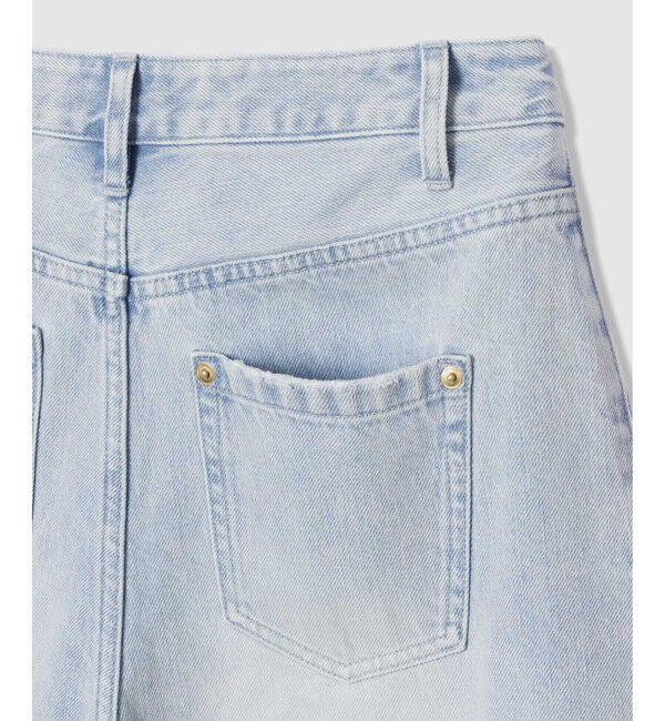 allureville「ブリーチデニムワイドレッグパンツ」|その他|