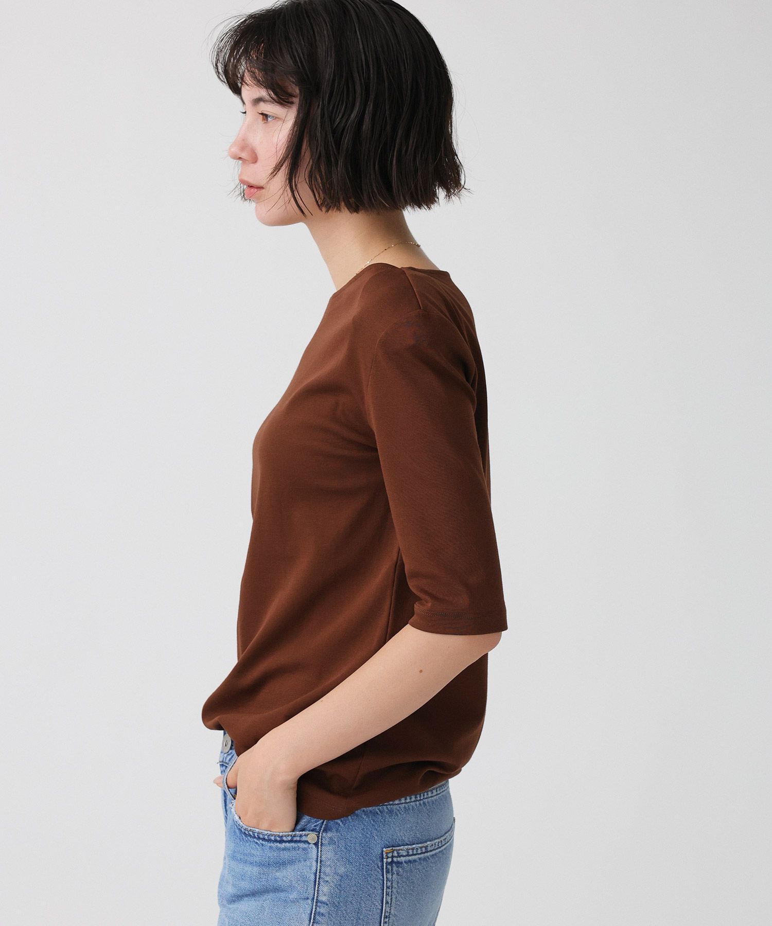 BABYLONE「フライスパワショルTEE」|Tシャツ・カットソー|