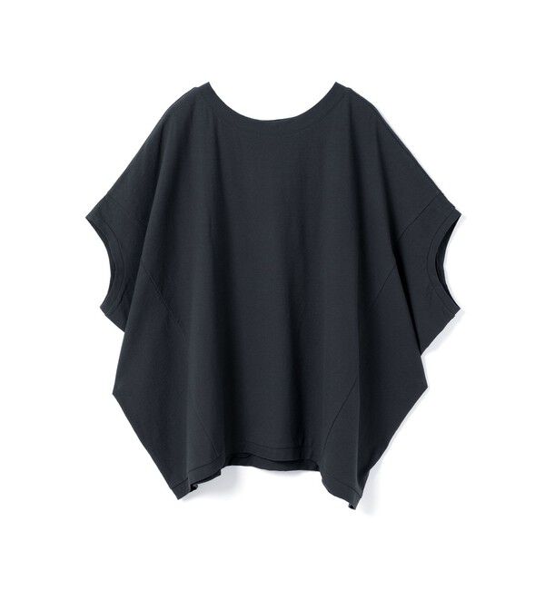mizuiro ind「mizuiro ind コクーンワイドプルオーバー」|Tシャツ・カットソー|ネイビー