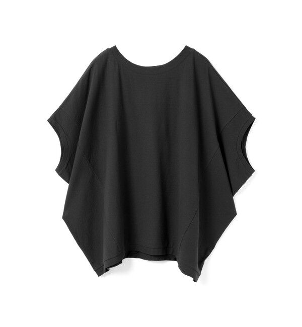 mizuiro ind「mizuiro ind コクーンワイドプルオーバー」|Tシャツ・カットソー|ブラック