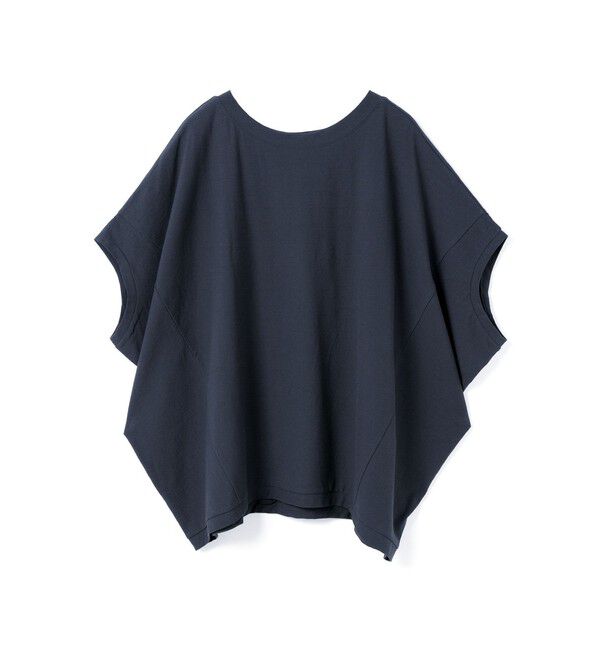 mizuiro ind「mizuiro ind コクーンワイドプルオーバー」|Tシャツ・カットソー|ネイビー