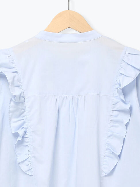 Samansa Mos2「ショルダーフリルブラウス」|シャツ・ブラウス|