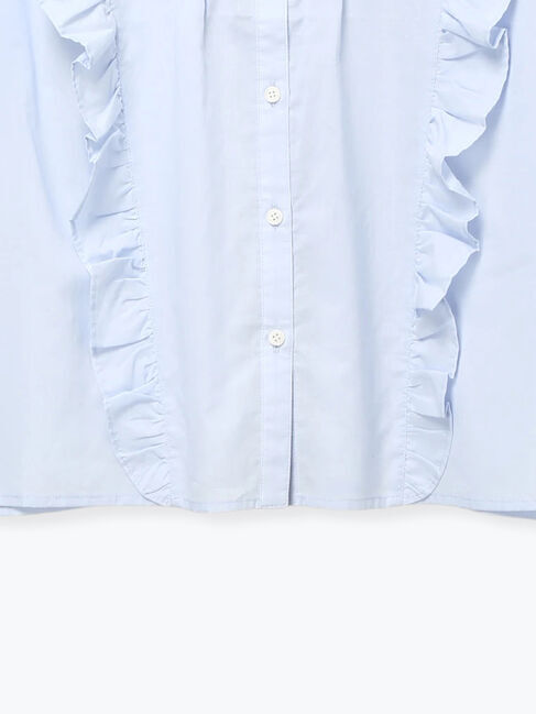 Samansa Mos2「ショルダーフリルブラウス」|シャツ・ブラウス|