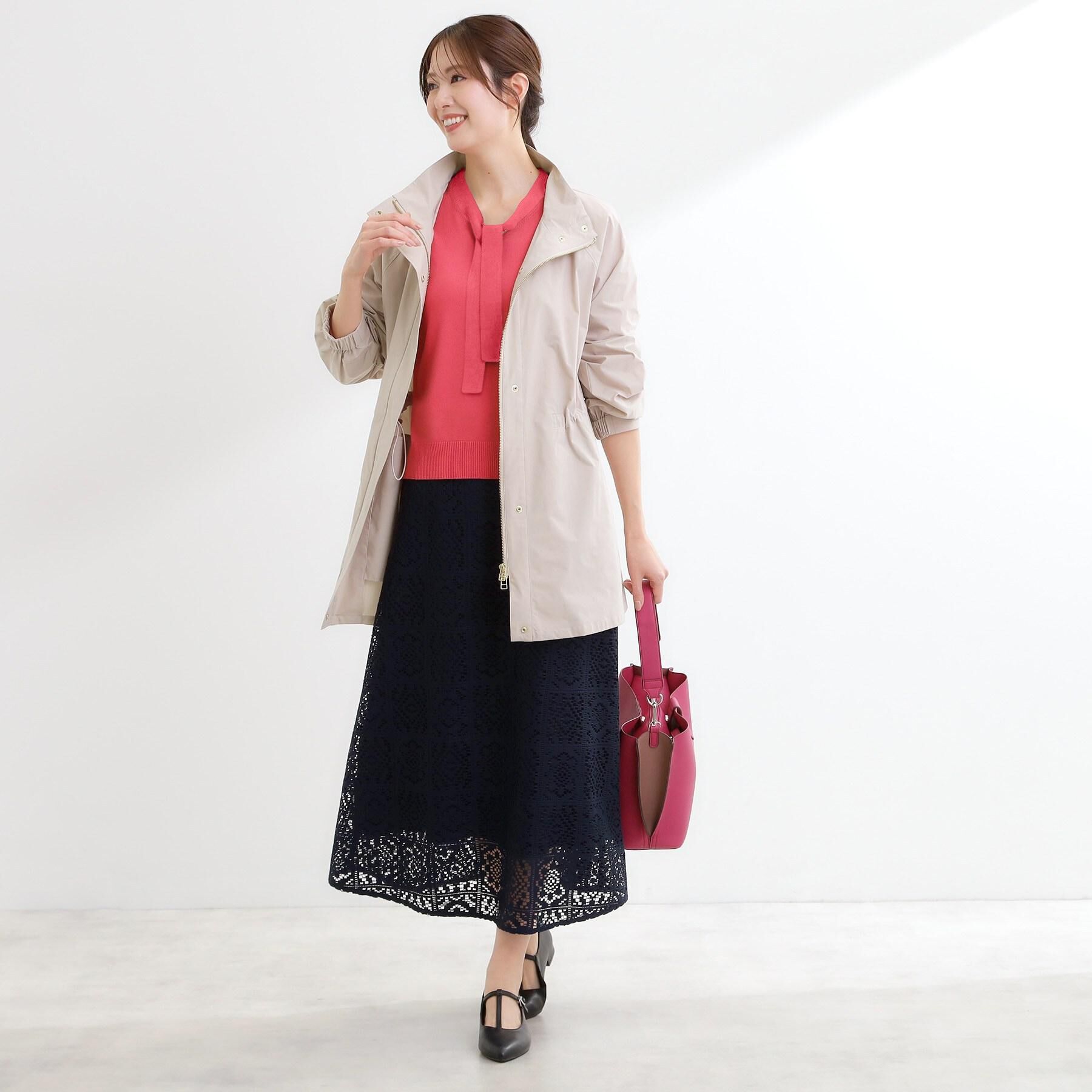 Reflect「【撥水】ストレッチタフタミドル丈スタンドカラーコート」|その他|