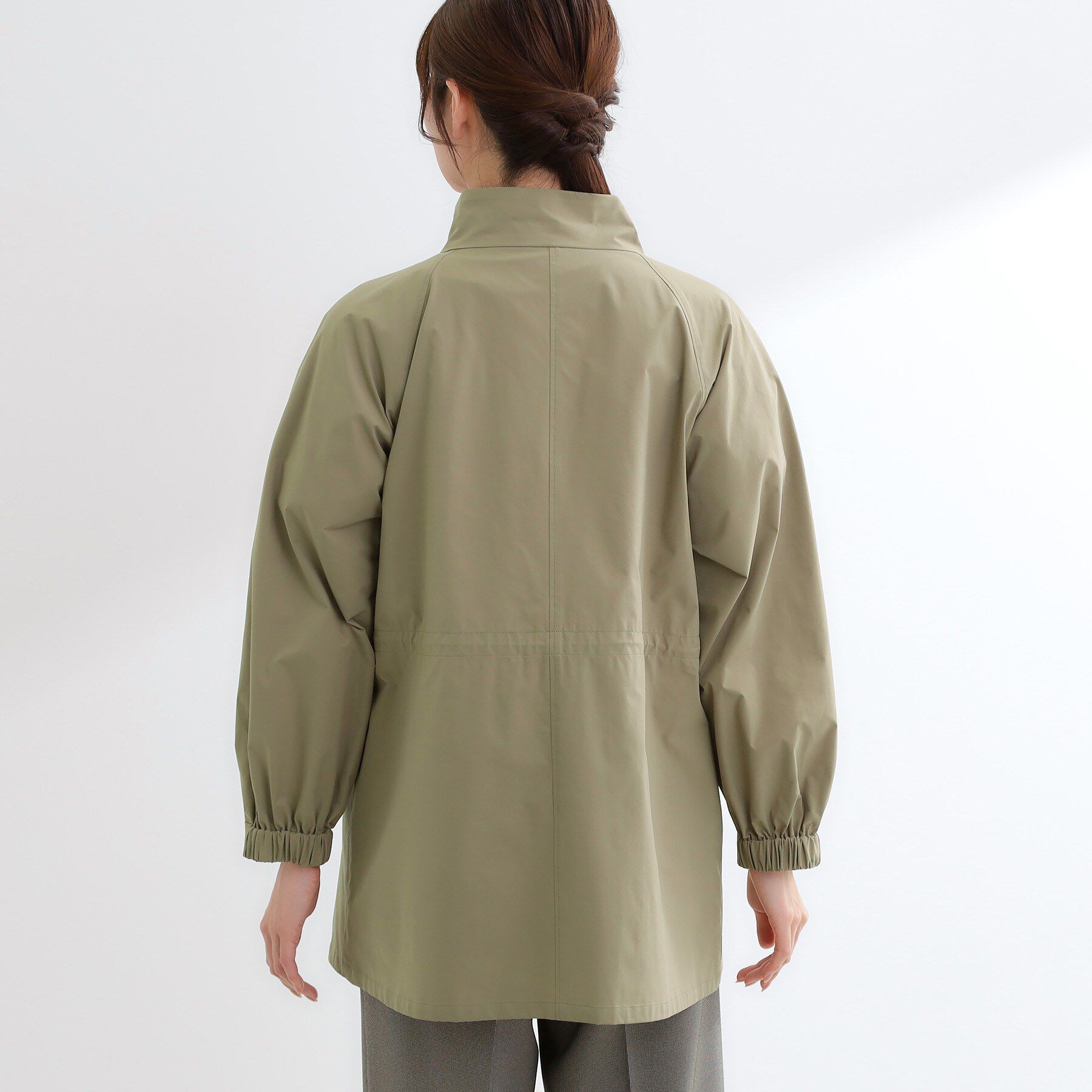Reflect「【撥水】ストレッチタフタミドル丈スタンドカラーコート」|その他|