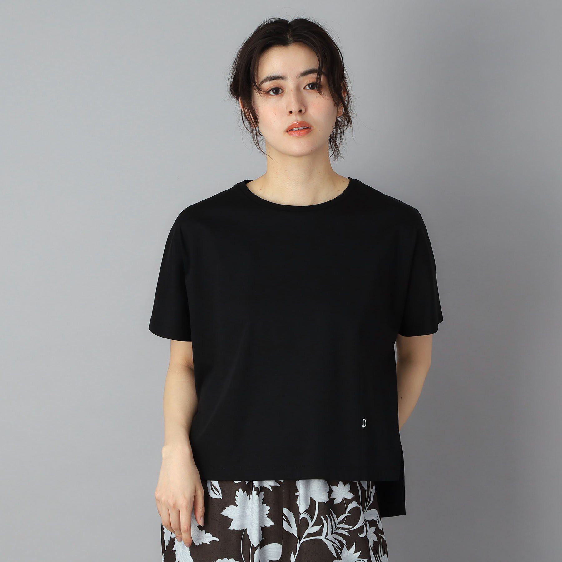 DRESSTERIOR「【接触冷感／抗菌防臭／消臭】アイスクリアコットンドルマンTシャツ」|Tシャツ・カットソー|