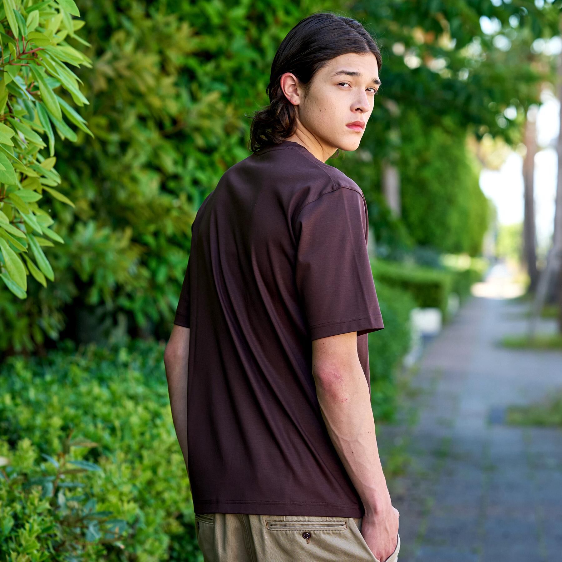 DRESSTERIOR「【接触冷感／抗菌防臭／消臭】ICE CLEAR COTTON ミサイルキャットTシャツ」|Tシャツ・カットソー|