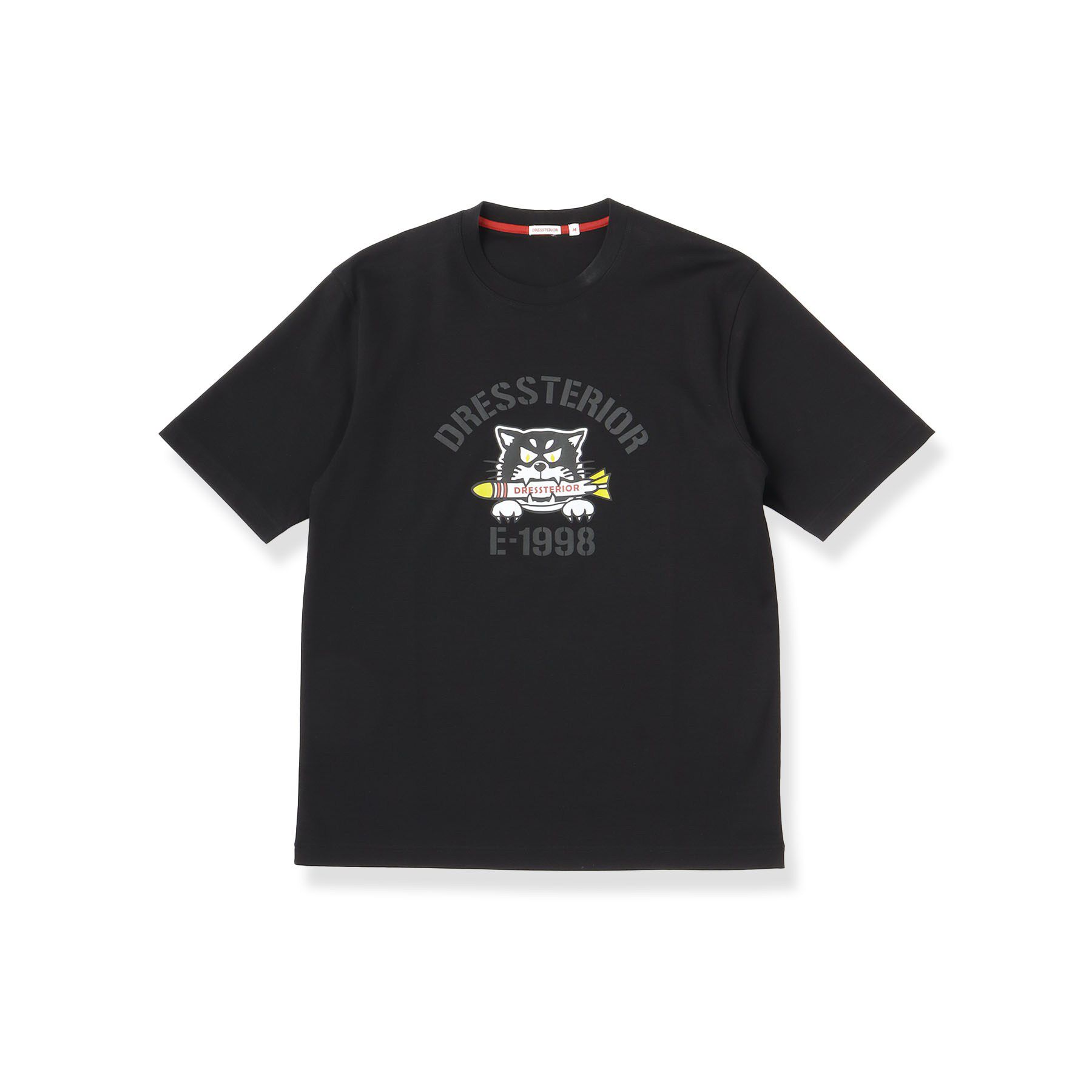 DRESSTERIOR「【接触冷感／抗菌防臭／消臭】ICE CLEAR COTTON ミサイルキャットTシャツ」|Tシャツ・カットソー|