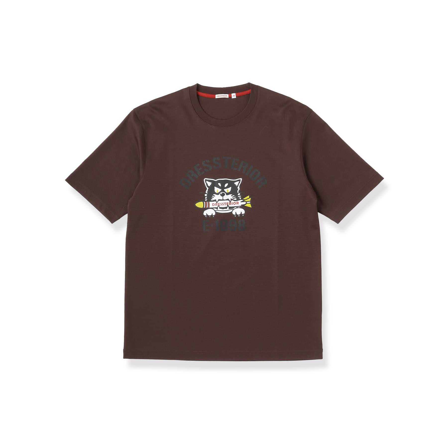 DRESSTERIOR「【接触冷感／抗菌防臭／消臭】ICE CLEAR COTTON ミサイルキャットTシャツ」|Tシャツ・カットソー|