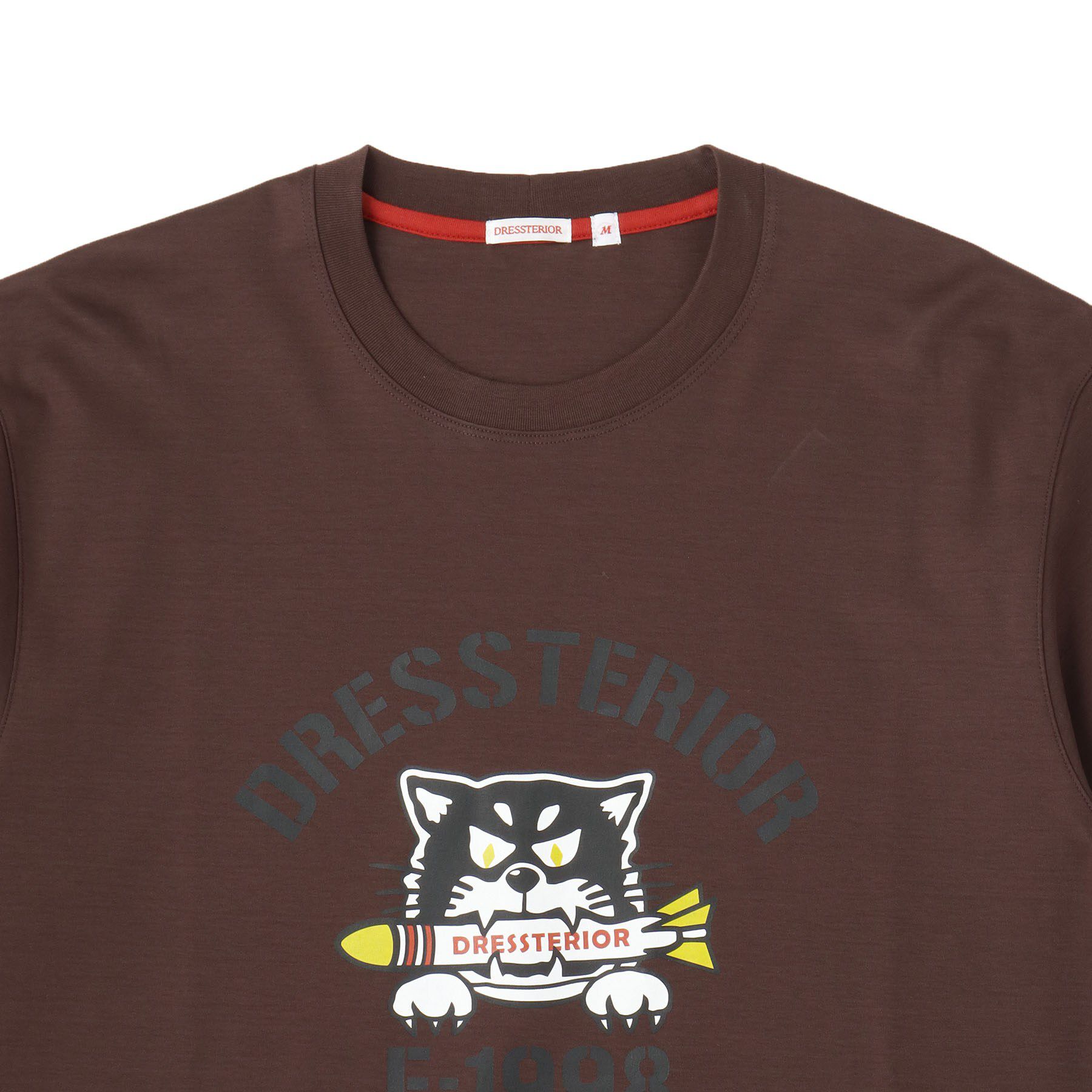 DRESSTERIOR「【接触冷感／抗菌防臭／消臭】ICE CLEAR COTTON ミサイルキャットTシャツ」|Tシャツ・カットソー|