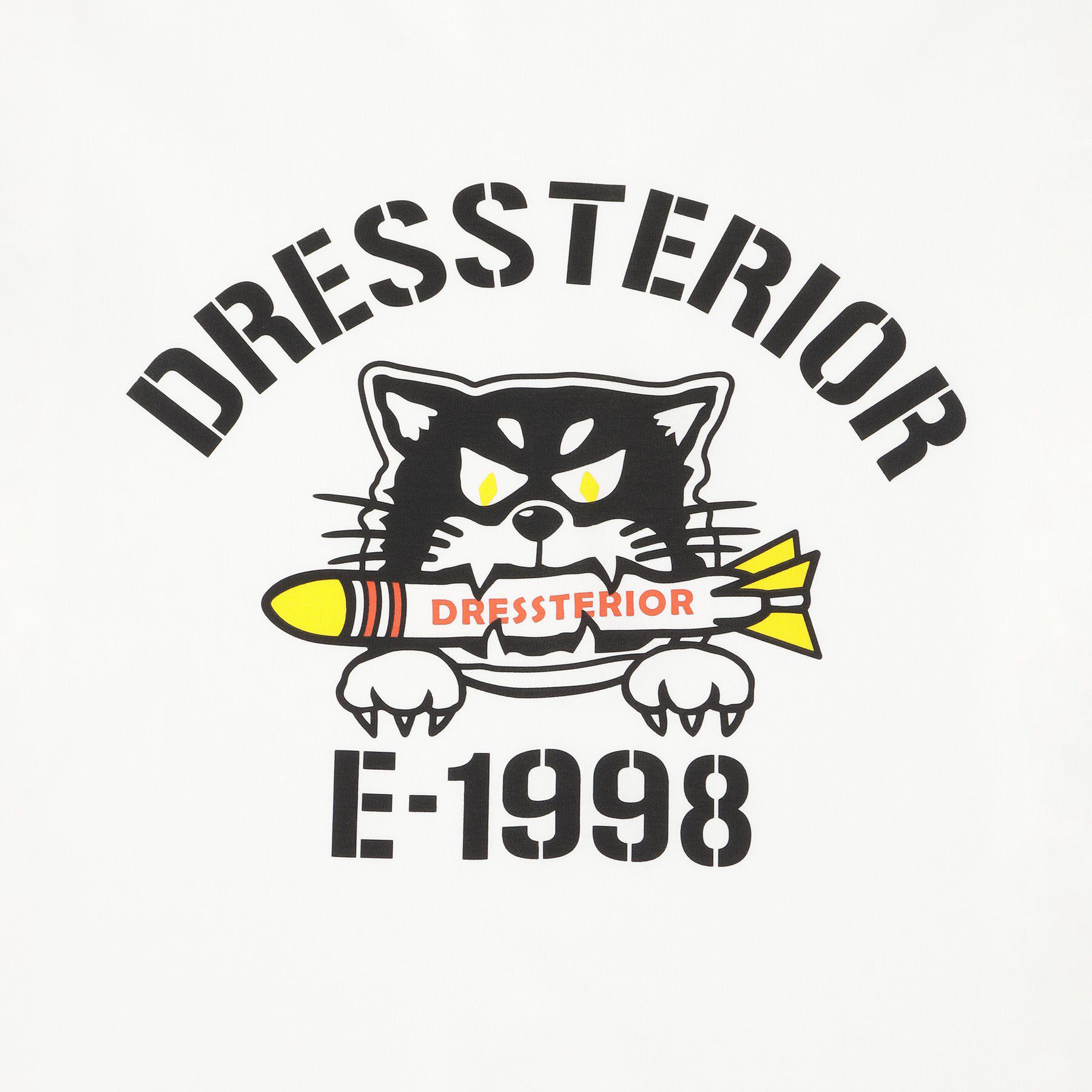 DRESSTERIOR「【接触冷感／抗菌防臭／消臭】ICE CLEAR COTTON ミサイルキャットTシャツ」|Tシャツ・カットソー|