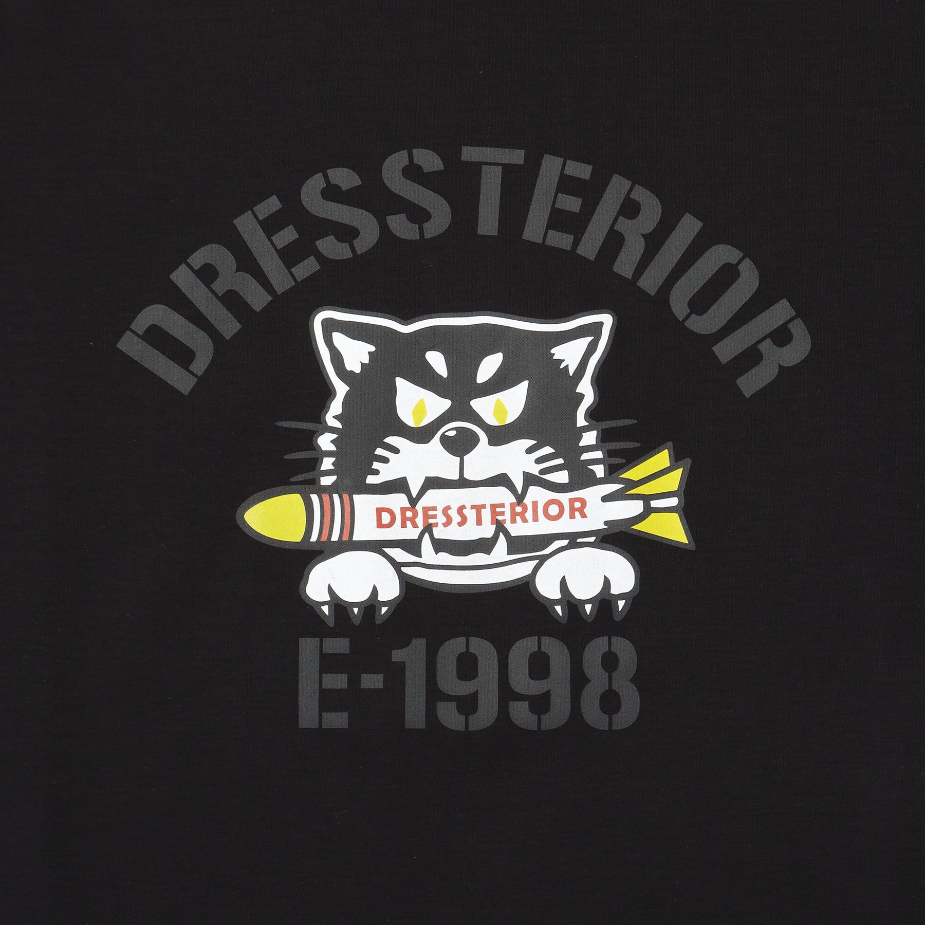 DRESSTERIOR「【接触冷感／抗菌防臭／消臭】ICE CLEAR COTTON ミサイルキャットTシャツ」|Tシャツ・カットソー|