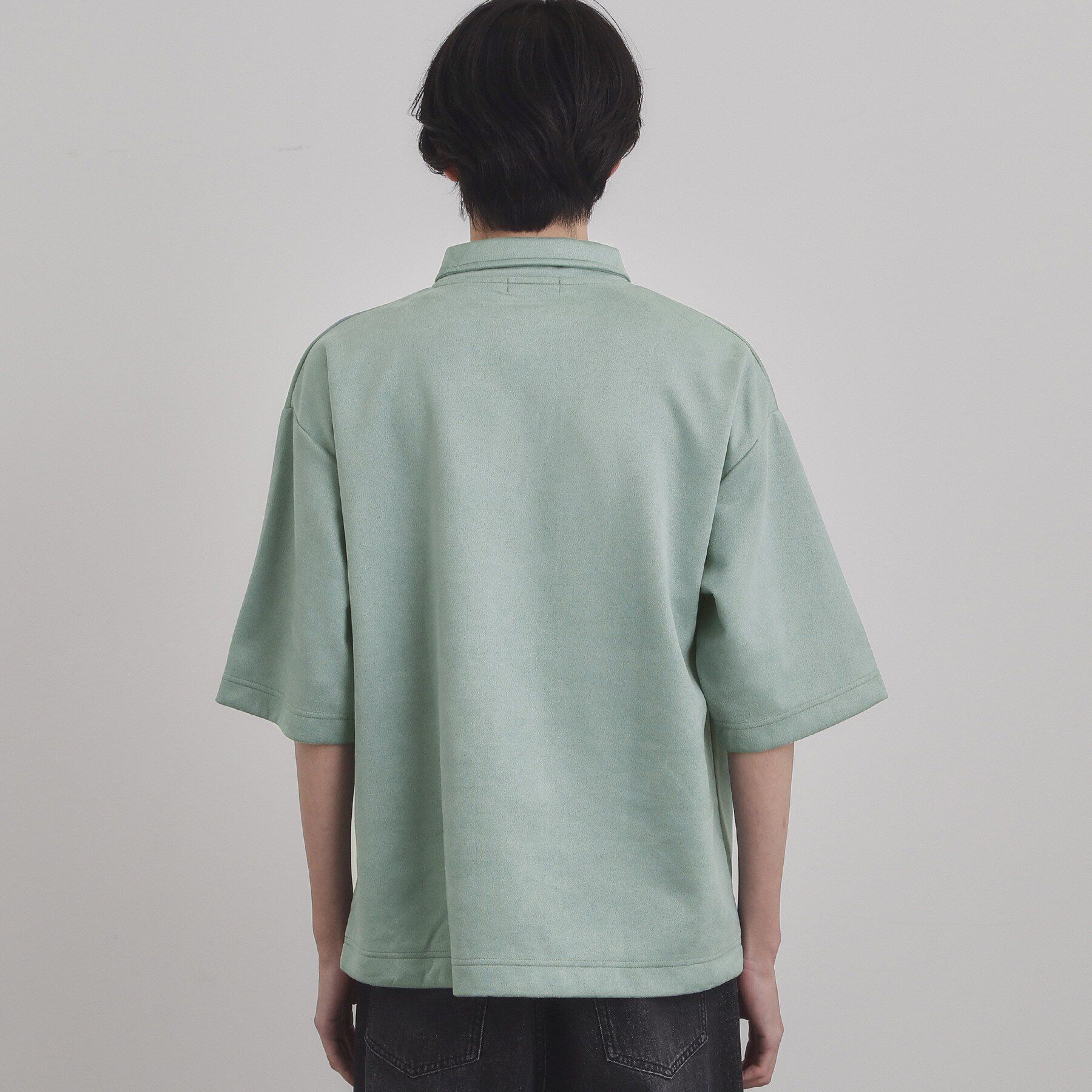 tk.TAKEO KIKUCHI「フェイクスエードハーフジップ」|Tシャツ・カットソー|