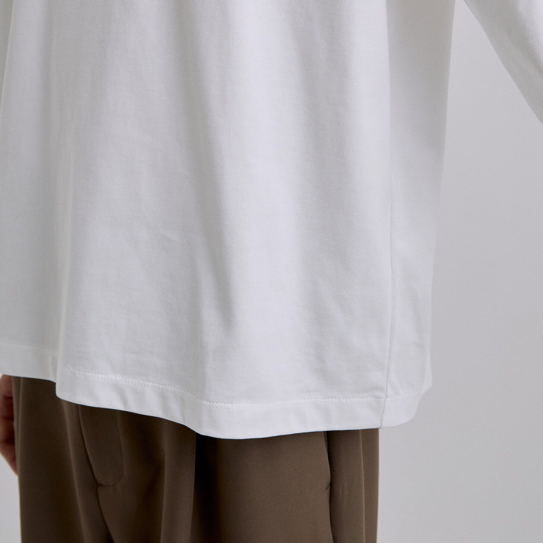 tk.TAKEO KIKUCHI「ヘンリーネック長袖Tシャツ」|Tシャツ・カットソー|