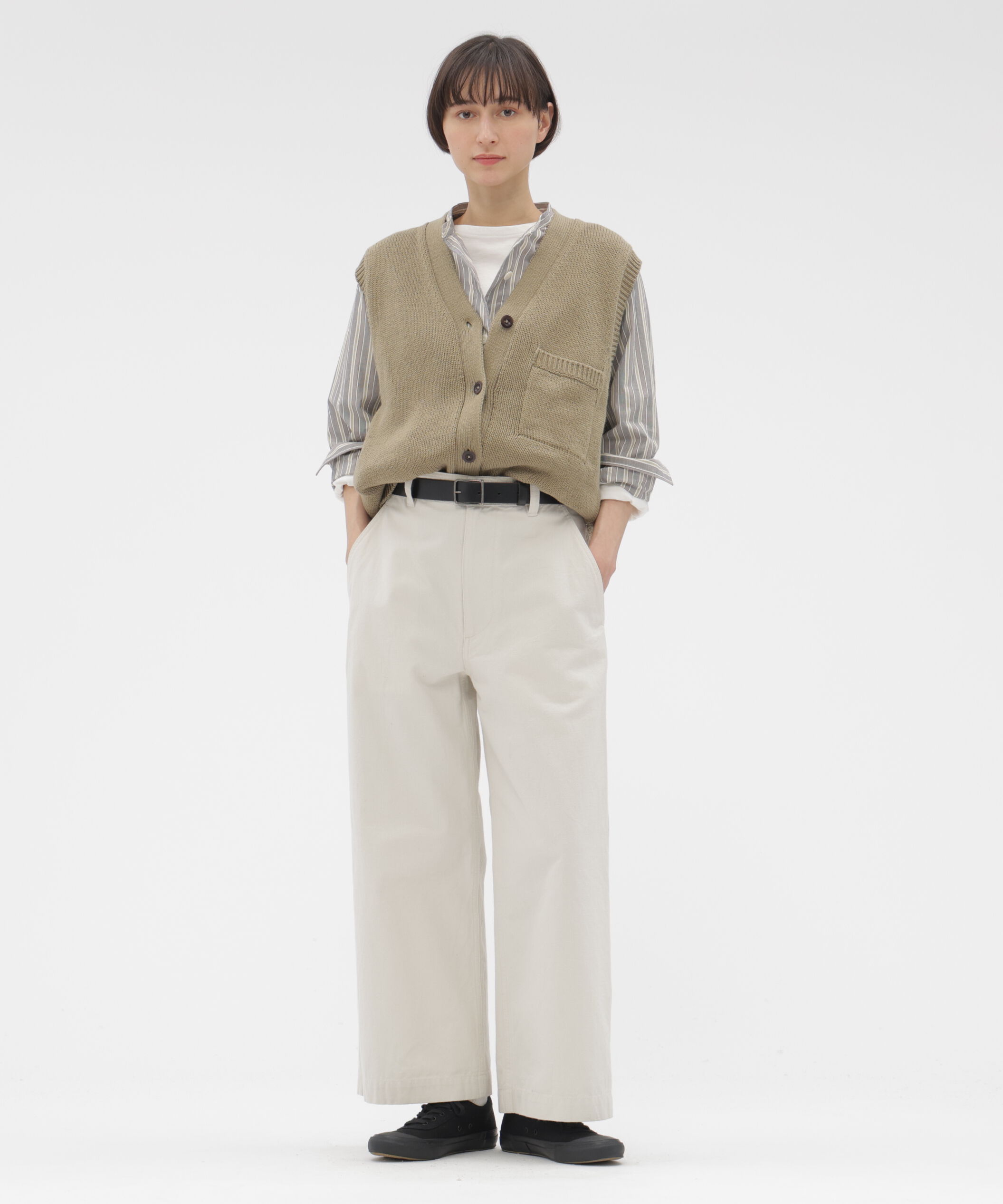 MHL.「PYJAMA STRIPE COTTON SHIRT」|シャツ・ブラウス|