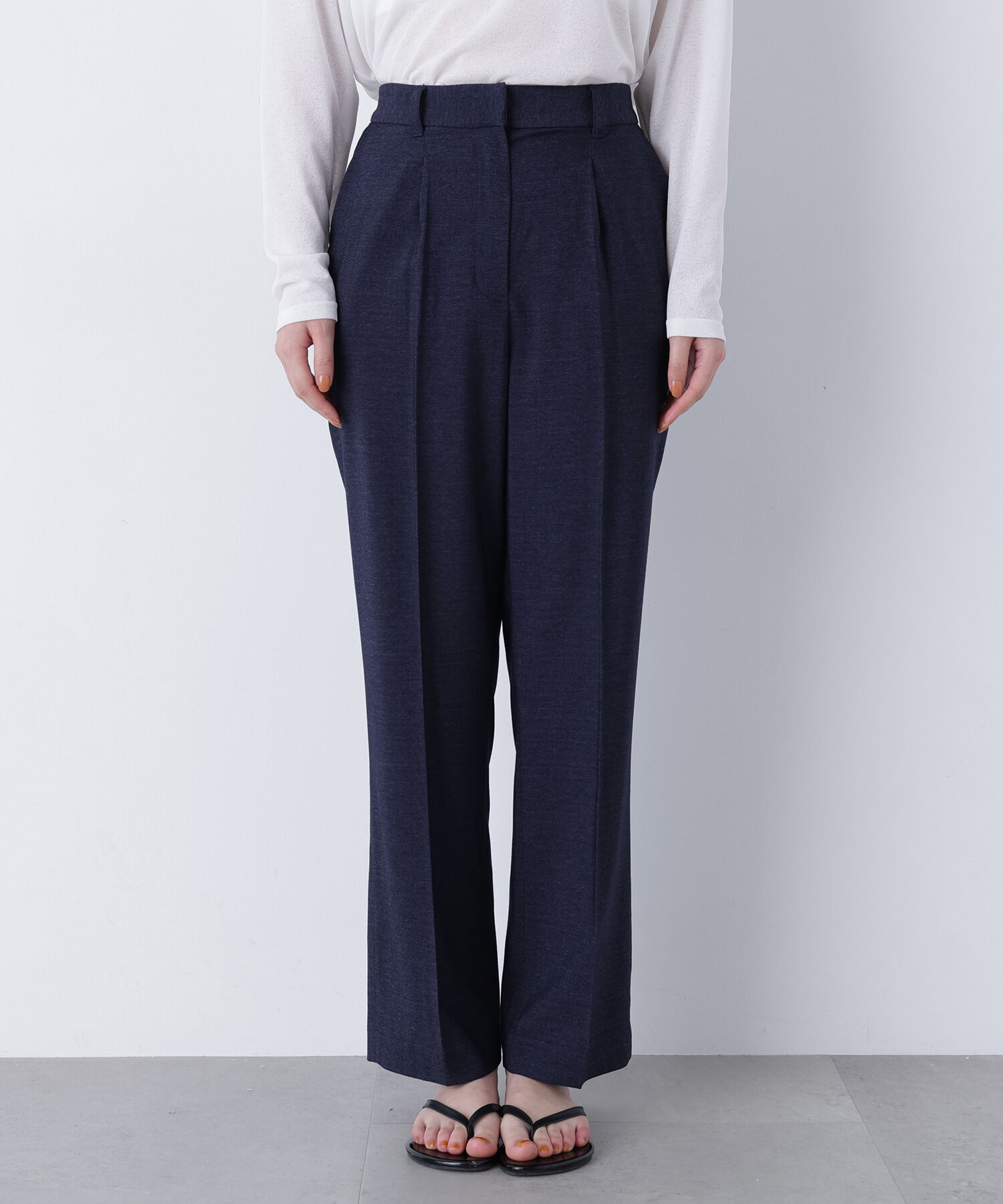 「〈N.〉ストレッチタックパンツ」|その他|