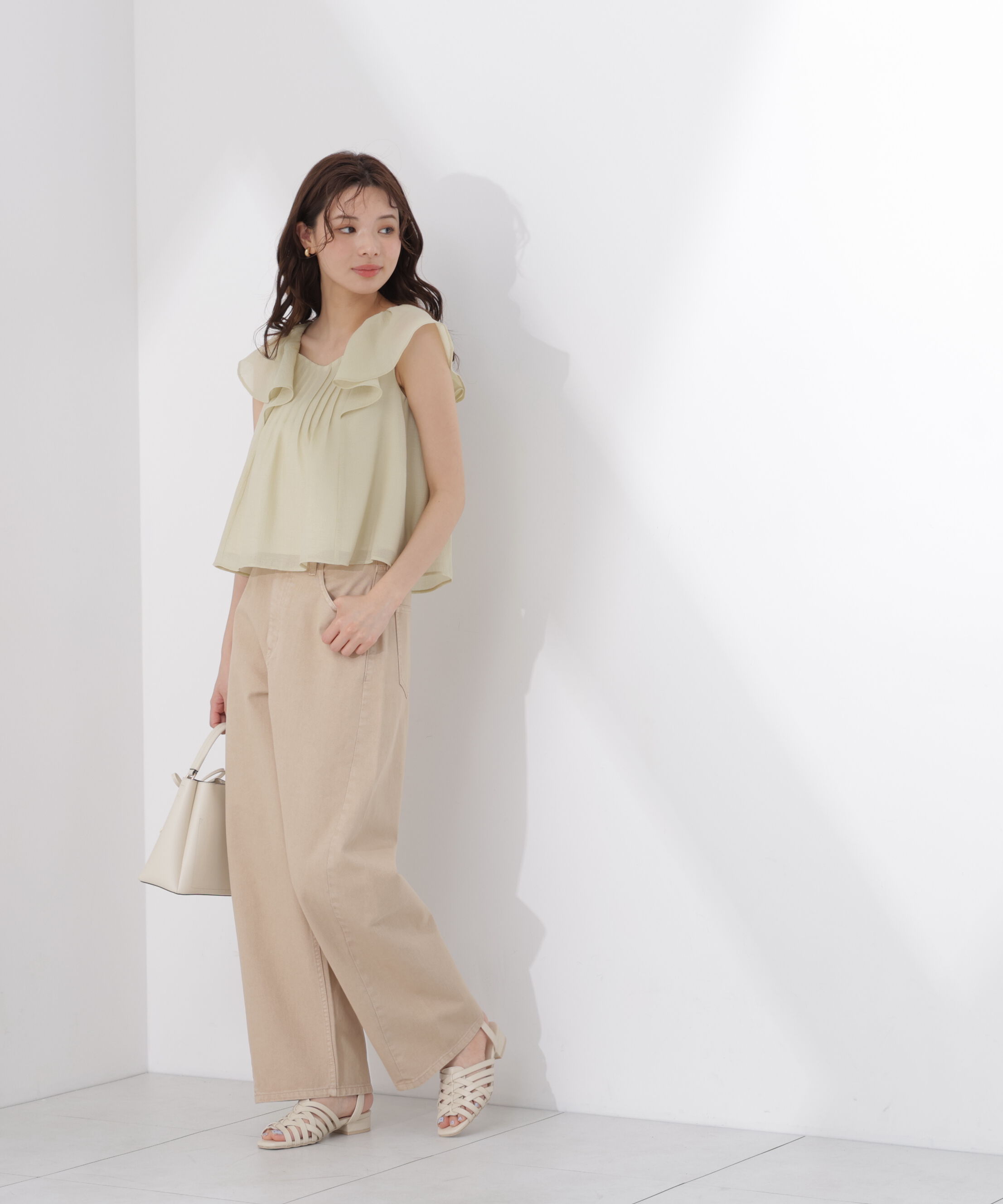 PROPORTION BODY DRESSING「〈a/mie〉ワイドバレルパンツ 26SS」|その他|