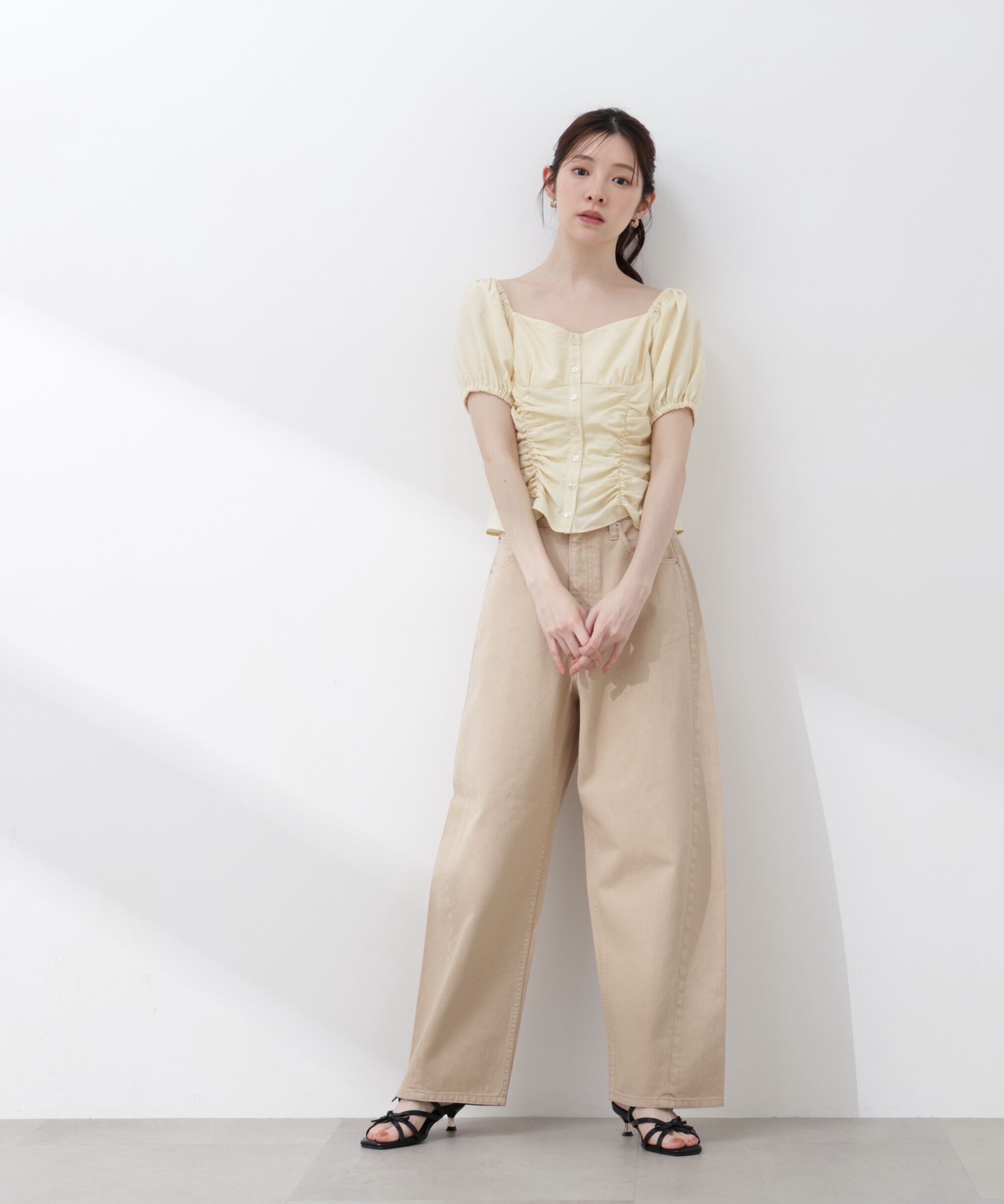 PROPORTION BODY DRESSING「〈a/mie〉ワイドバレルパンツ 26SS」|その他|