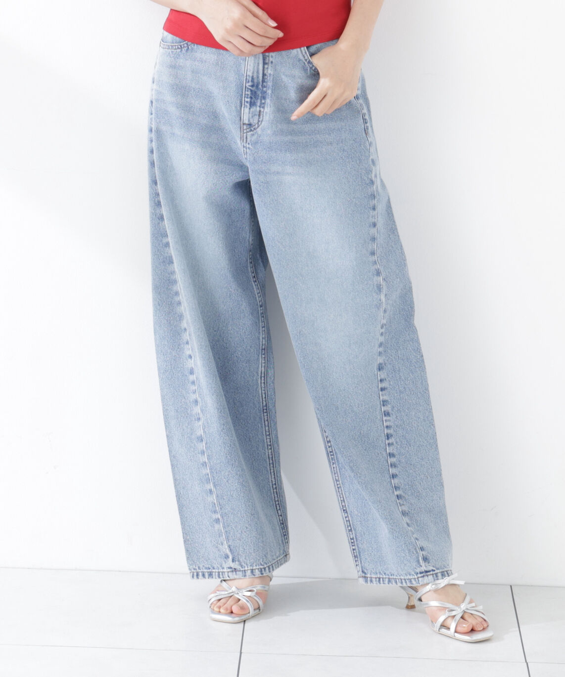 PROPORTION BODY DRESSING「〈a/mie〉ワイドバレルパンツ 26SS」|その他|