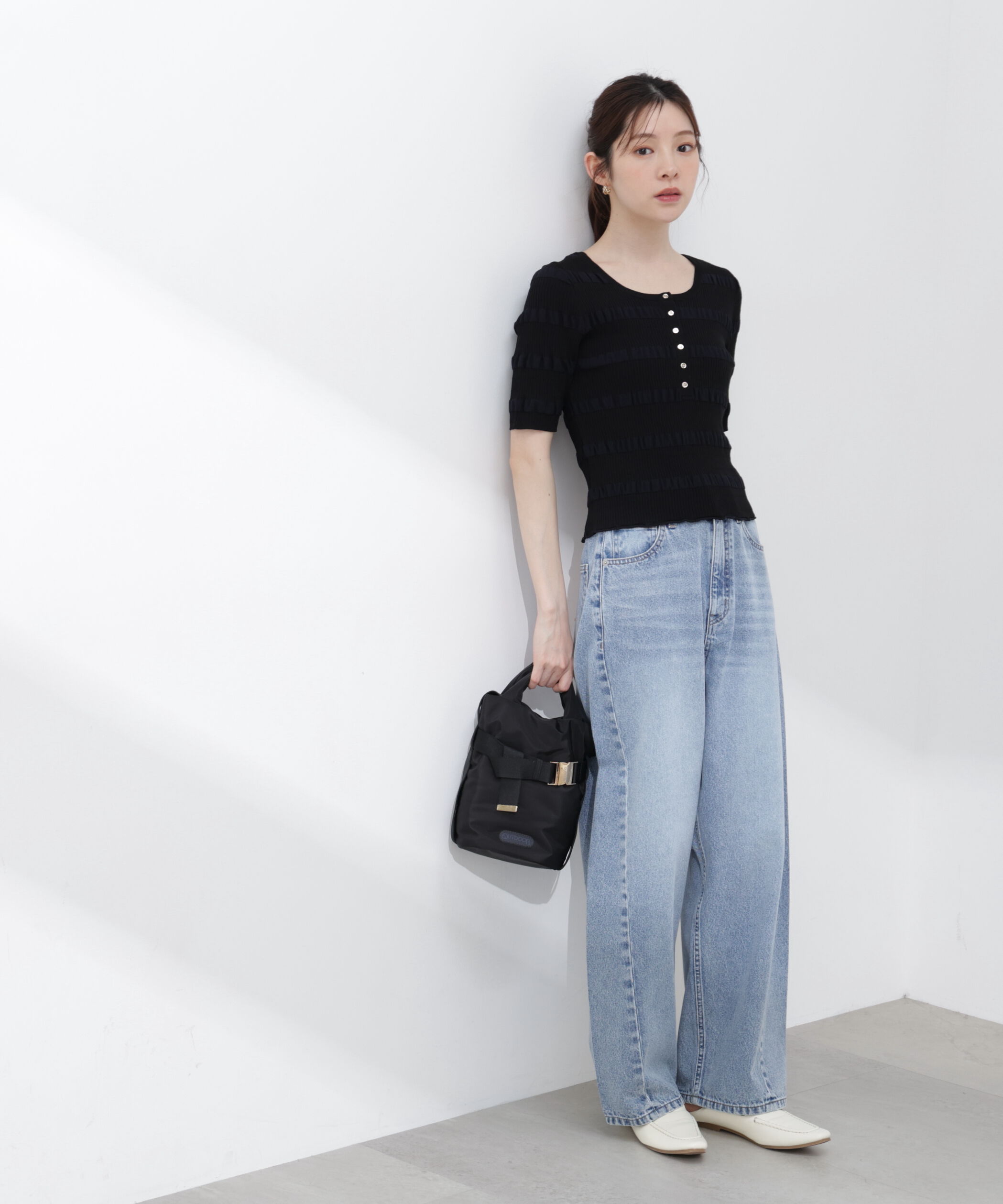 PROPORTION BODY DRESSING「〈a/mie〉ワイドバレルパンツ 26SS」|その他|
