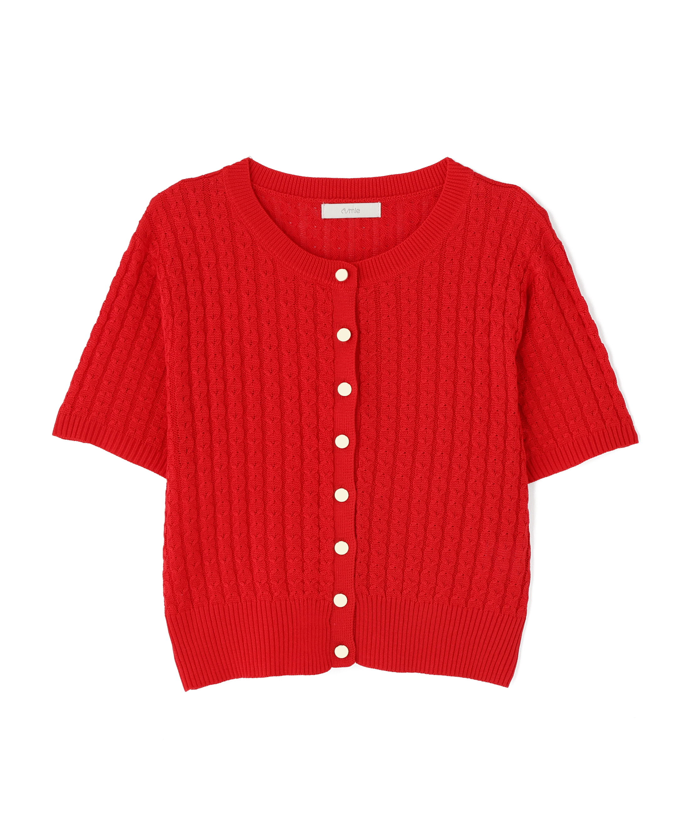 PROPORTION BODY DRESSING「〈a/mie〉シルク混サマーケーブルニット」|ニット・セーター|