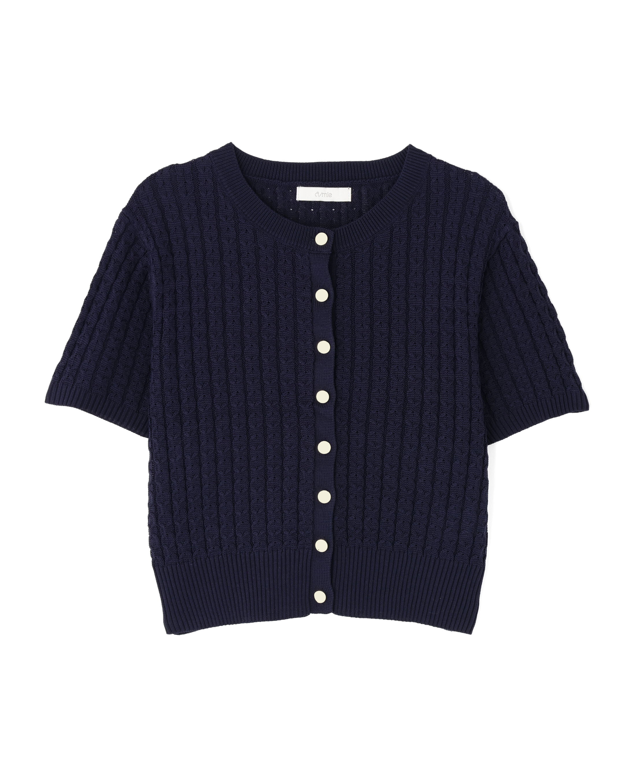 PROPORTION BODY DRESSING「〈a/mie〉シルク混サマーケーブルニット」|ニット・セーター|