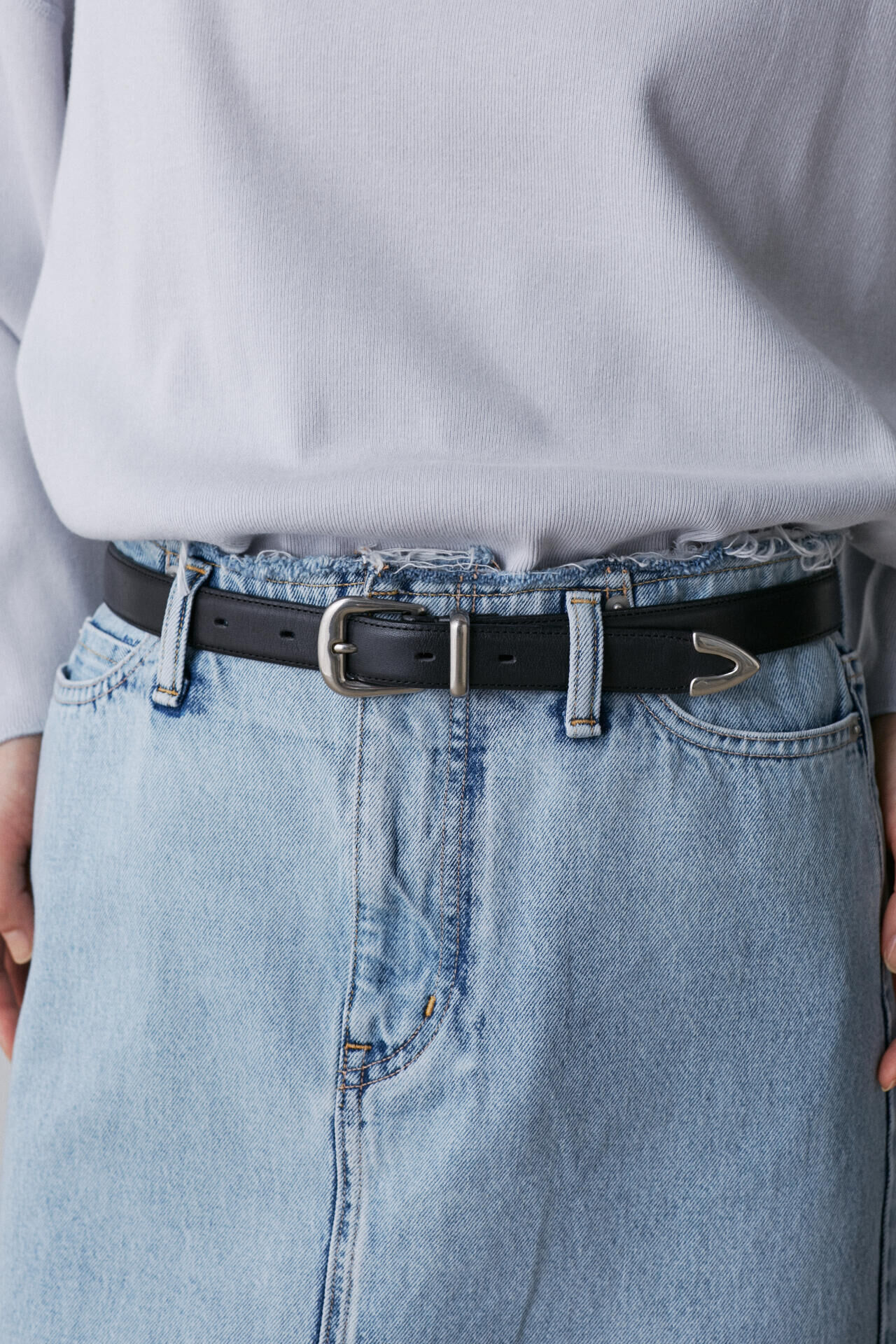 YLEVE 「YLEVE / LEATHER WESTERN BELT WOMEN」|ベルト|
