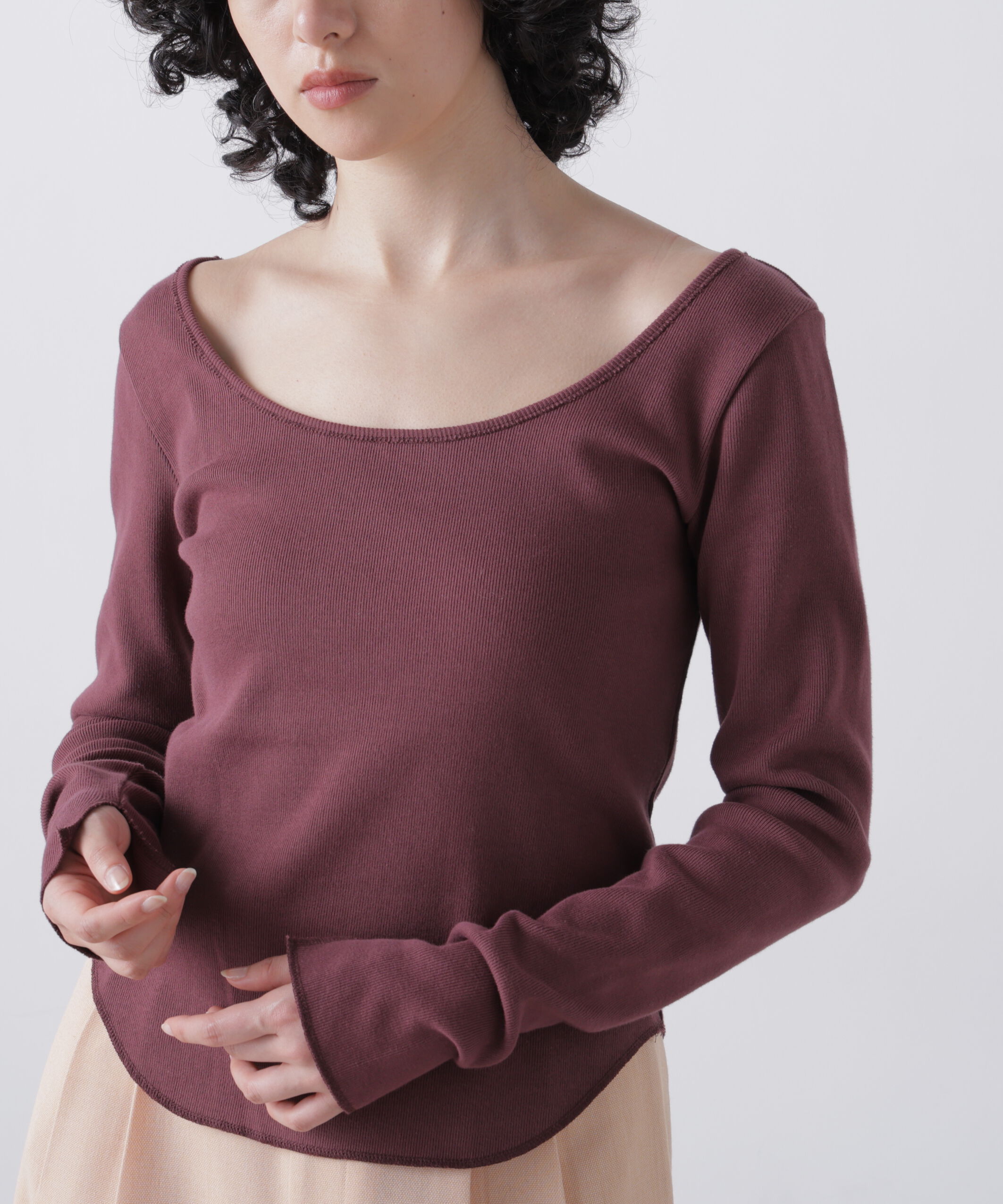 YLEVE 「YLEVE / COTTON RIB LONG-SLEEVE T」|Tシャツ・カットソー|