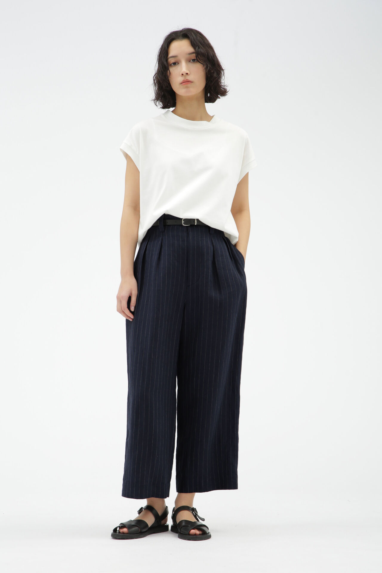  「YARN DYED LINEN TROUSERS」|その他|