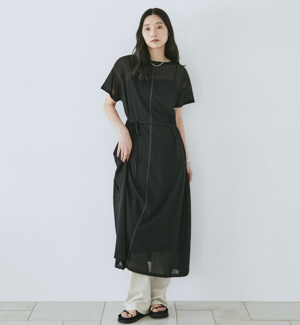 Doux archives「シアーカットソーワンピース」|ワンピース|