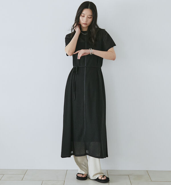 Doux archives「シアーカットソーワンピース」|ワンピース|