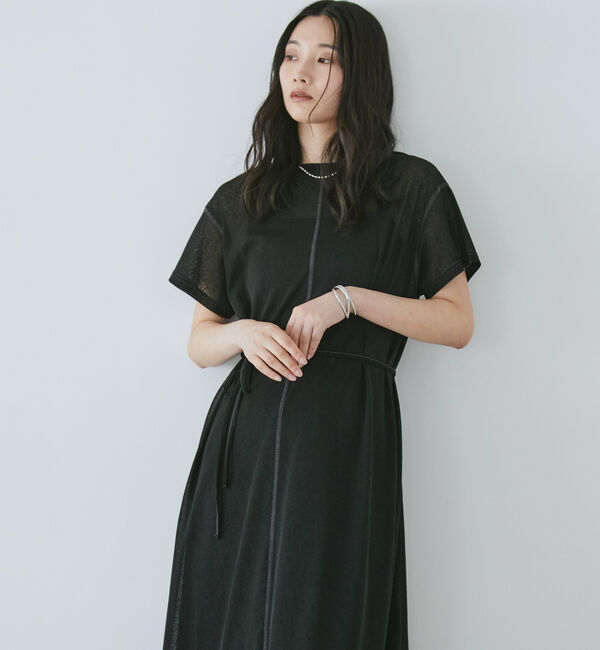 Doux archives「シアーカットソーワンピース」|ワンピース|