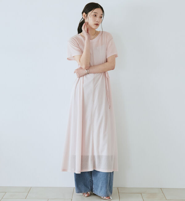 Doux archives「シアーカットソーワンピース」|ワンピース|PINK