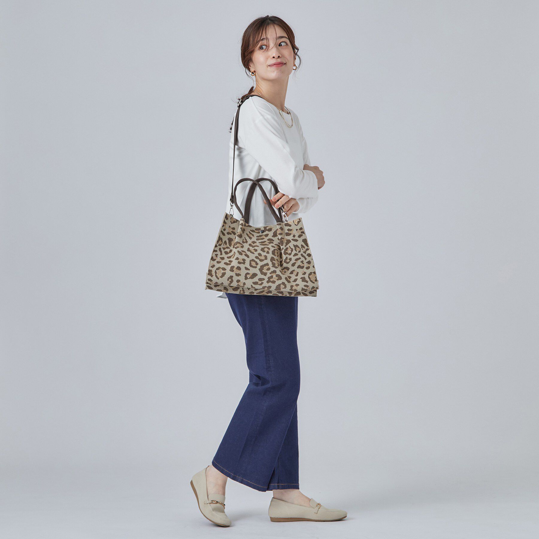 SHOO･LA･RUE「2WAYボックスニットトートバッグ」|トートバッグ|