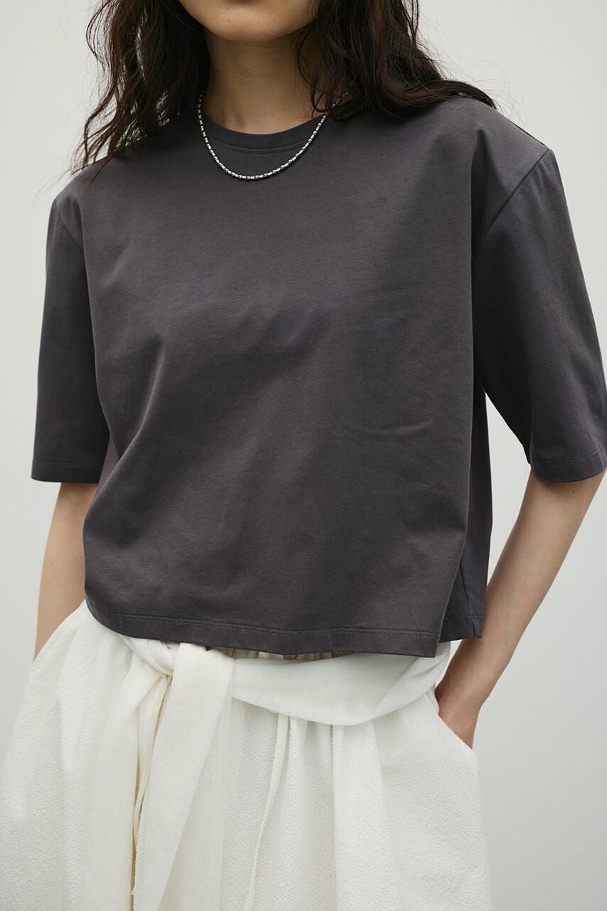 STYLEMIXER「ショルダーパッドモードT」|Tシャツ・カットソー|C.GRY