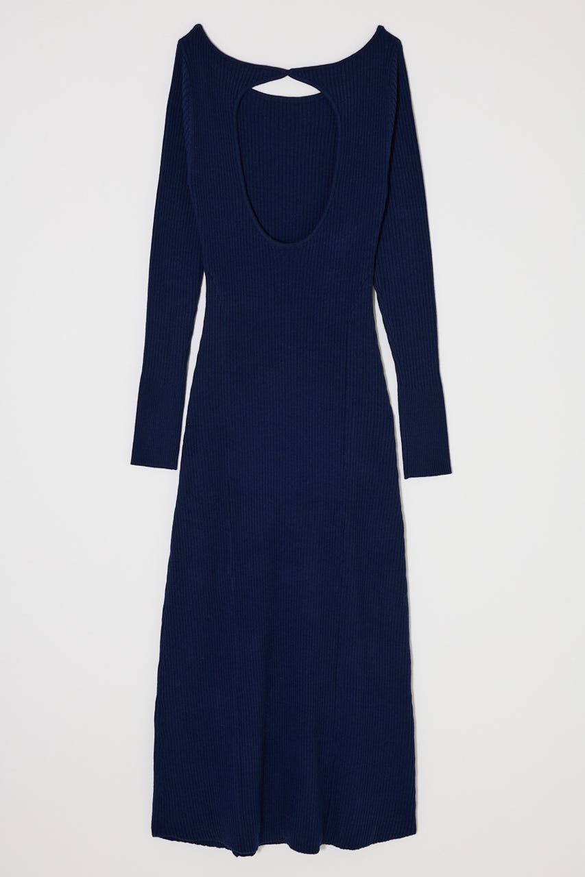 MOUSSY「BACK OPEN LONG ドレス」|ワンピース|