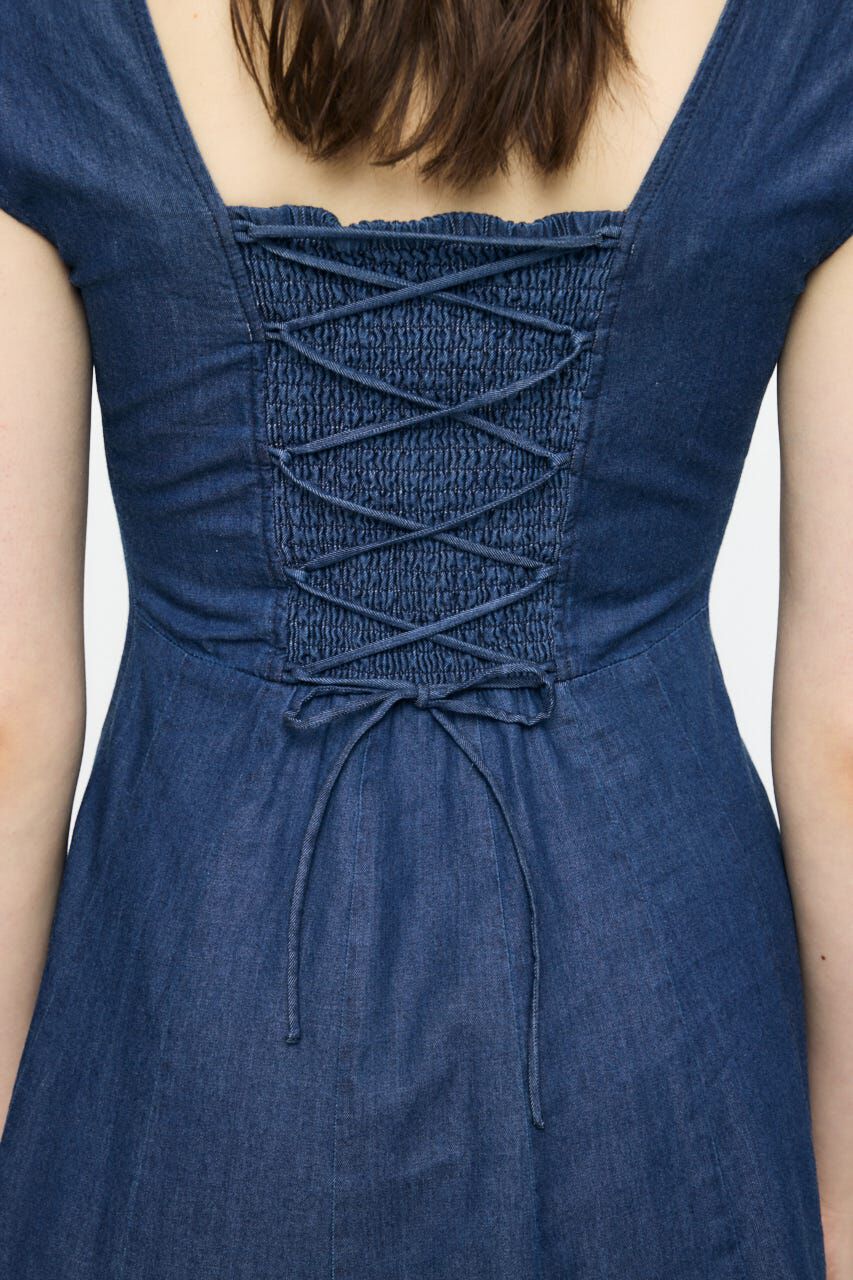 MOUSSY「DENIM MINI  ドレス」|ワンピース|