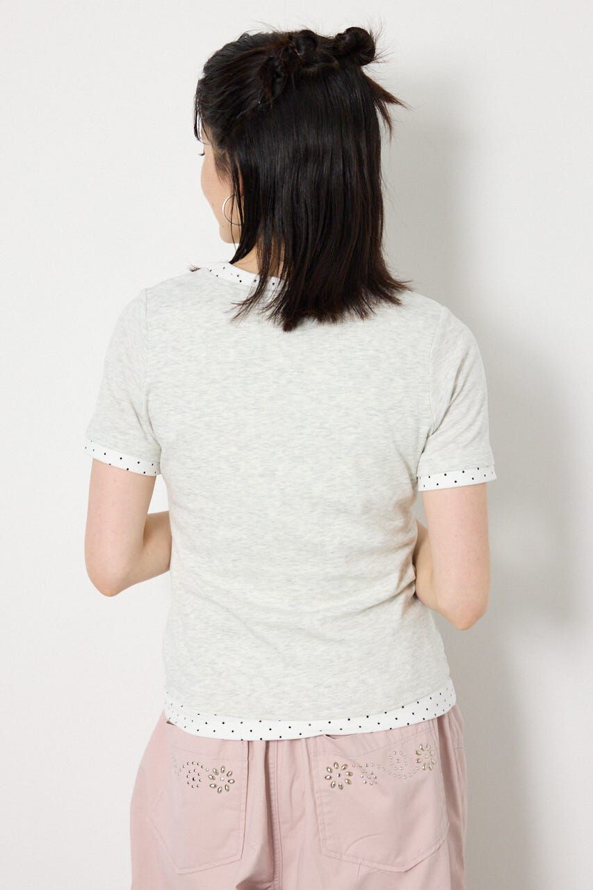 RODEO CROWNS「フェイクレイヤードヘンリーTシャツ」|Tシャツ・カットソー|