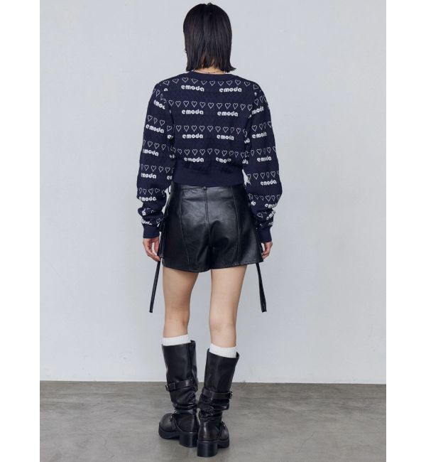 EMODA「カーゴラップフェイクレザーショートパンツ」|その他|