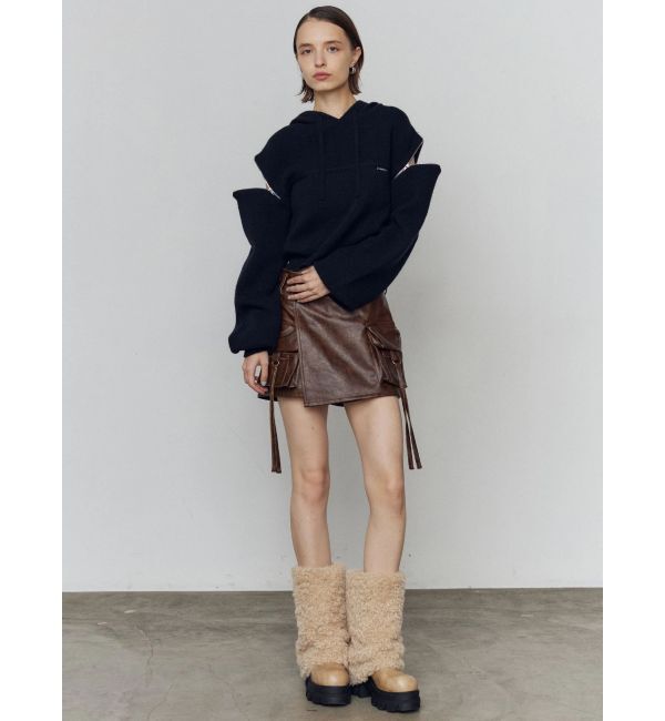 EMODA「カーゴラップフェイクレザーショートパンツ」|その他|